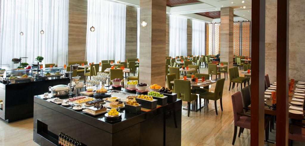 Hilton, Chennai dining area Hilton, Chennai dining area