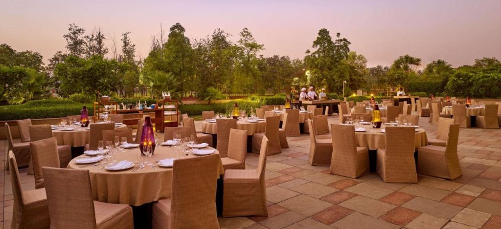 Hyatt Regency Chandigarh Outdoor Dining Area