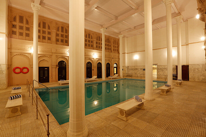 Lallgarh Palace Bikaner- swimming pool