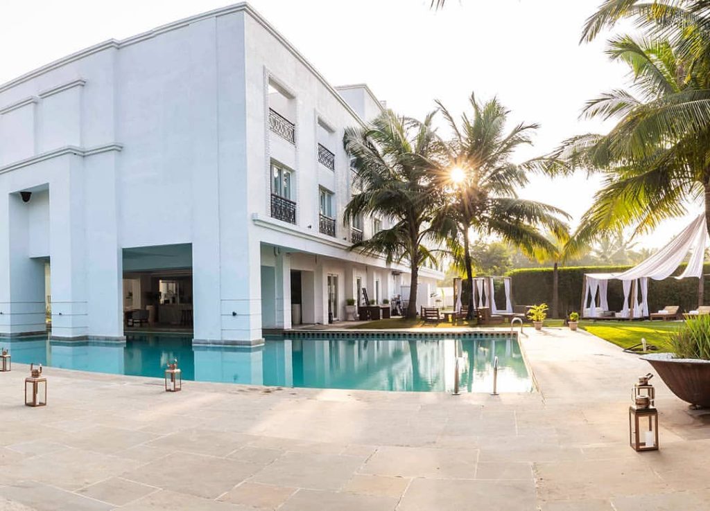 Mansion house pool area Mansion house pool area