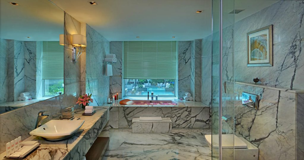 Taj Hotel & Convention Centre Washroom with jacuzzi Taj Hotel & Convention Centre Washroom with jacuzzi