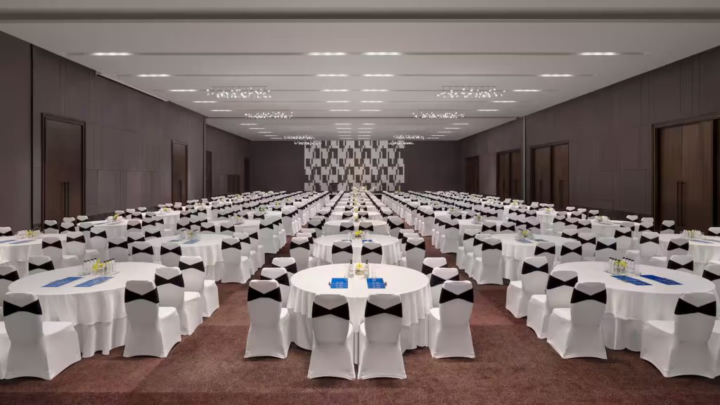 indoor wedding hall with white chair indoor wedding hall with white chair