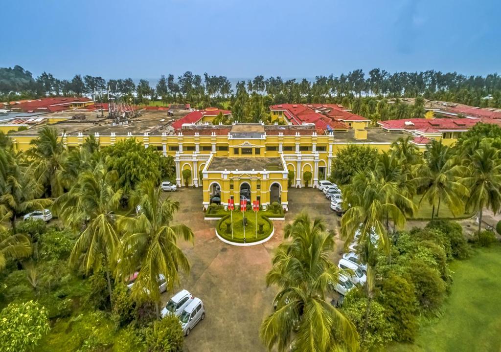 Exterior front view of the lalit goa