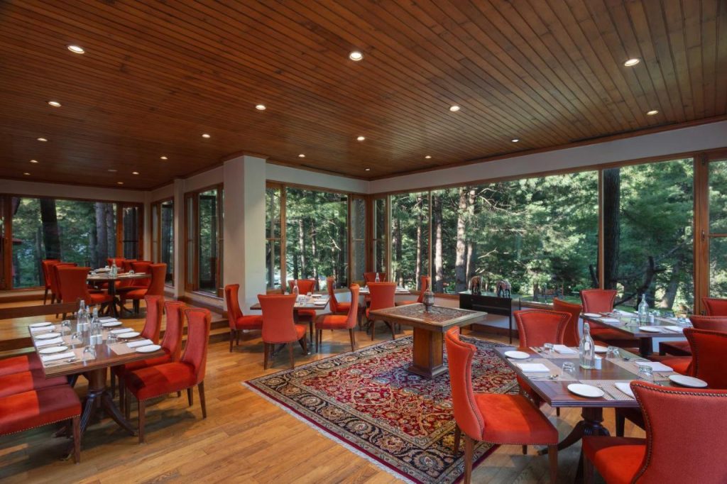 restaurant of the welcomhotel pine a peak kashmir restaurant of the welcomhotel pine a peak kashmir