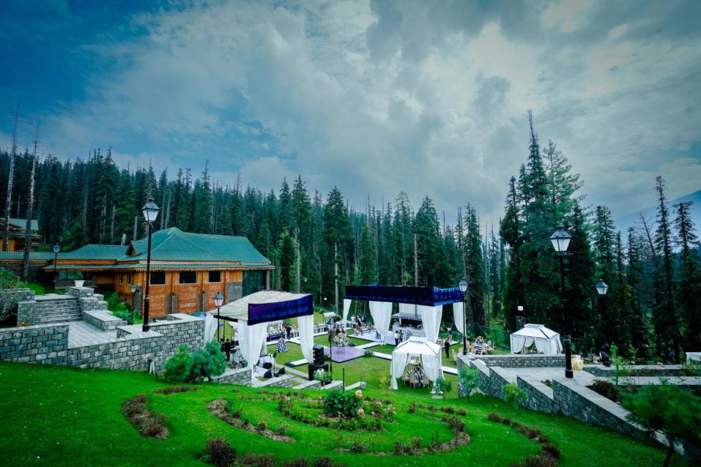 wedding function area with decor setup of the khyber
