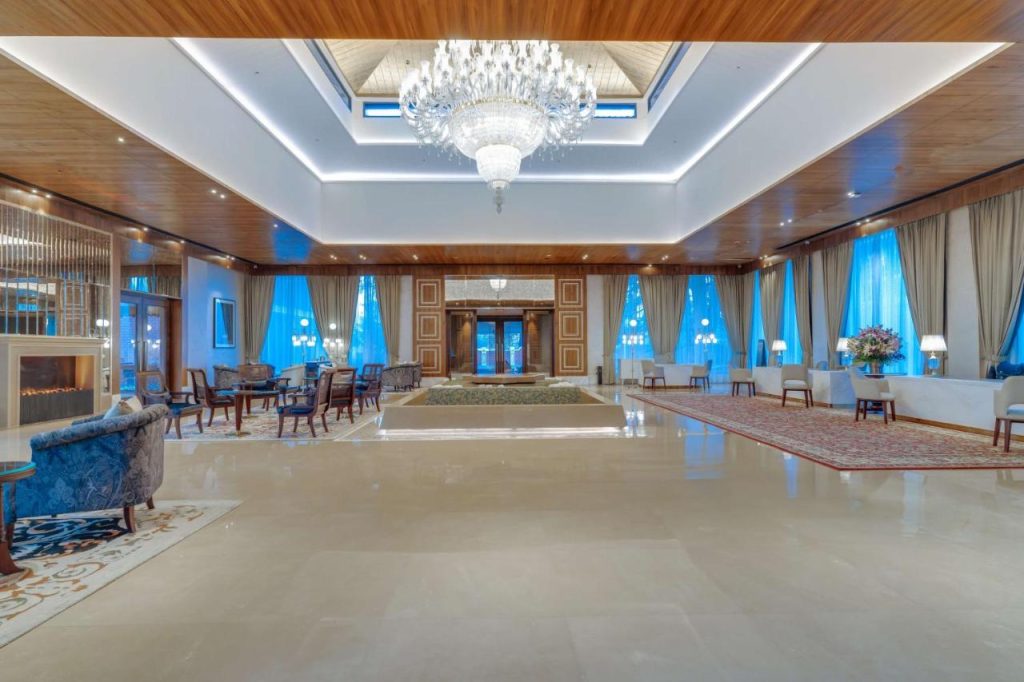 looby area of the radisson kashmir