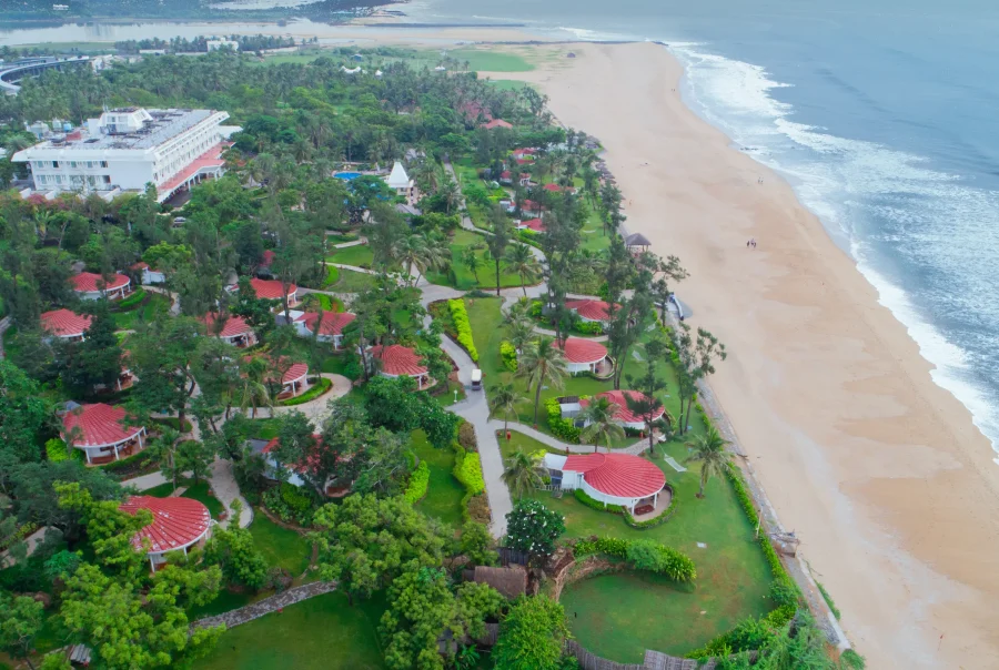 Taj fishermen exterior view Mamallapuram