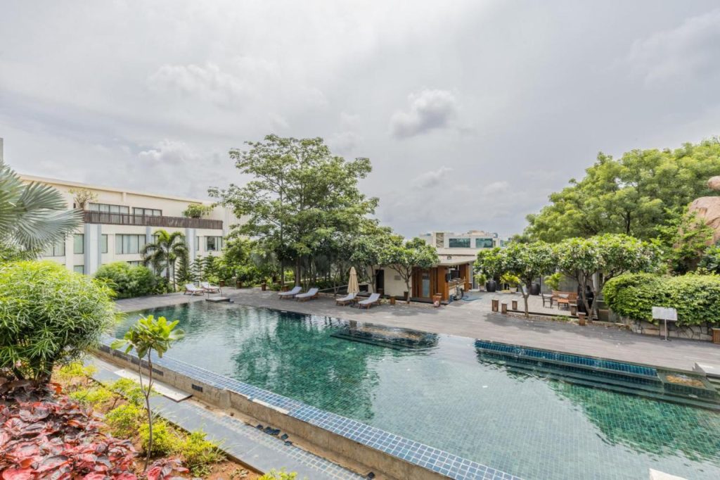 Hyatt Hyderabad Gachibowli Pool Hyatt Hyderabad Gachibowli Pool