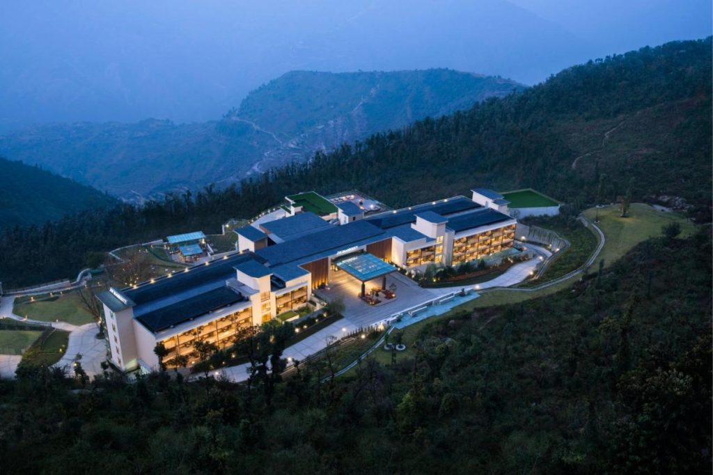 JW Marriott Mussoorie Walnut Grove- Drone shot JW Marriott Mussoorie Walnut Grove- Drone shot