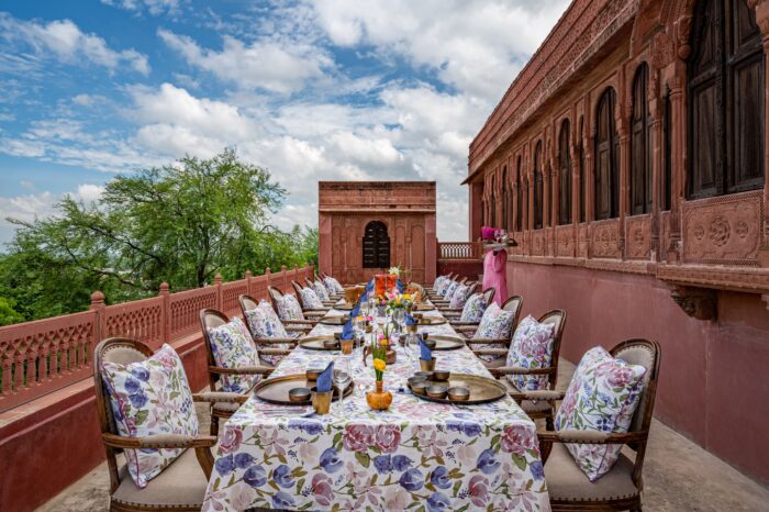 Mundota Palace, Jaipur--outdoor-dining