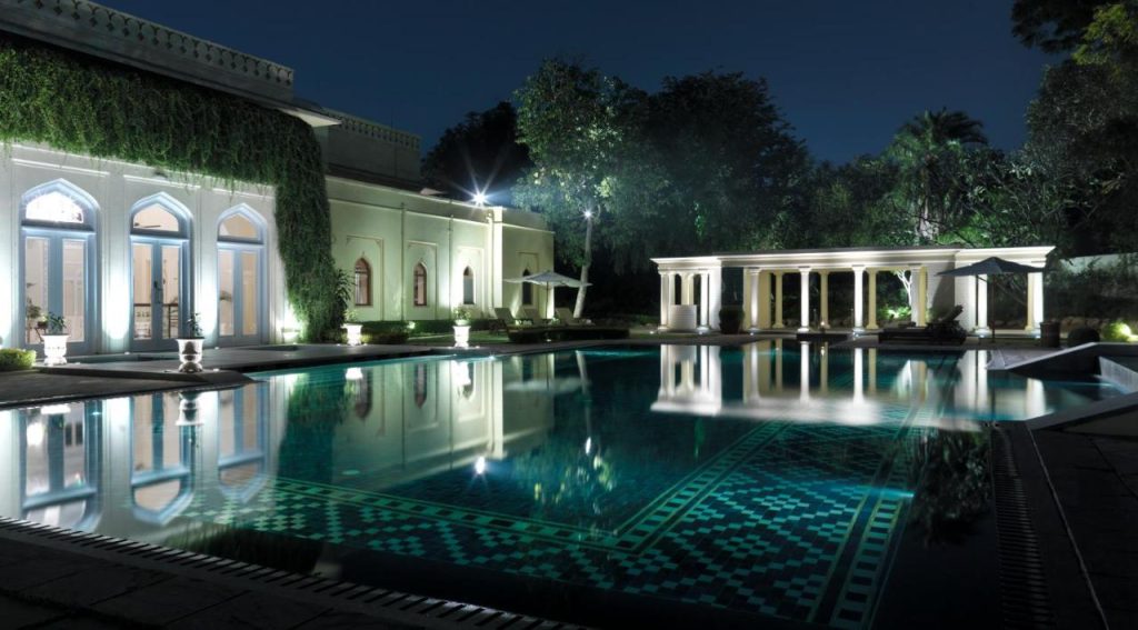 Rambagh Palace, Jaipur- pool area