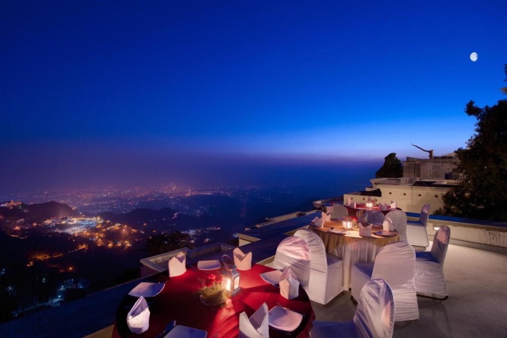 Royal Orchid Fort Resort Mussoorie- outdoor dining