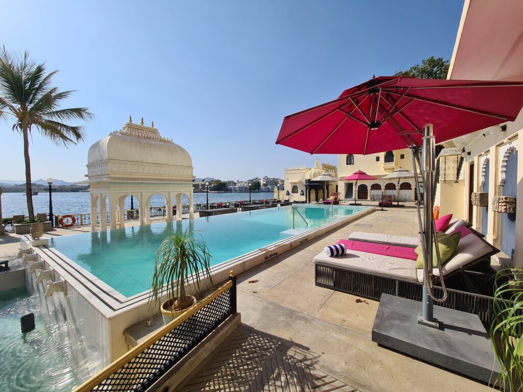 Taj Fateh Prakash Palace, Udaipur Pool Area Taj Fateh Prakash Palace, Udaipur Pool Area