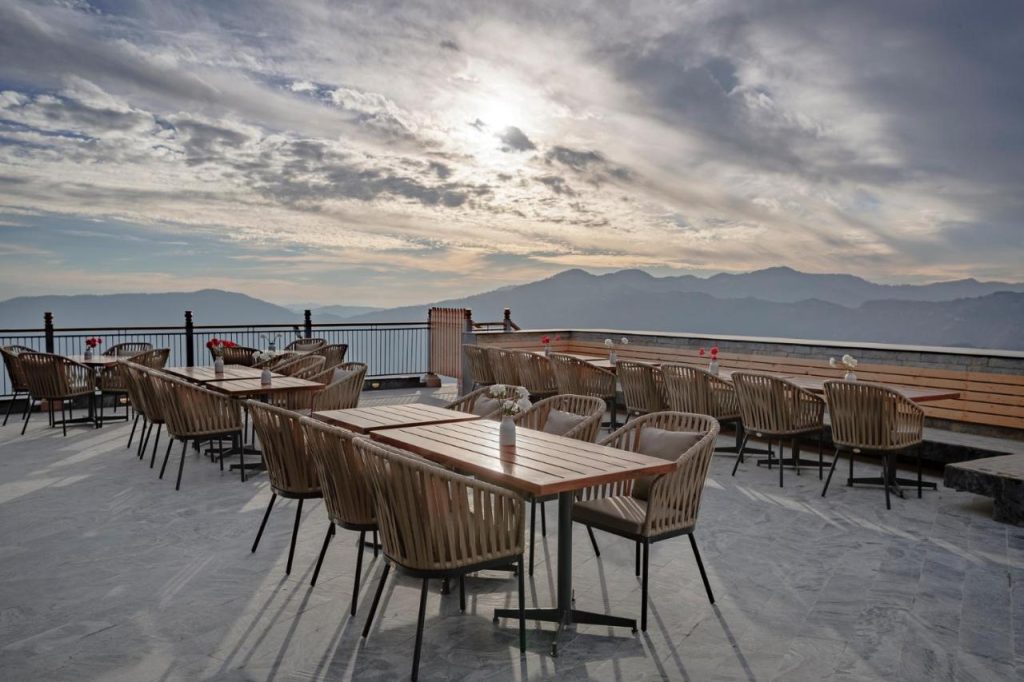 Taj Theog Resort & Spa- outdoor dining area