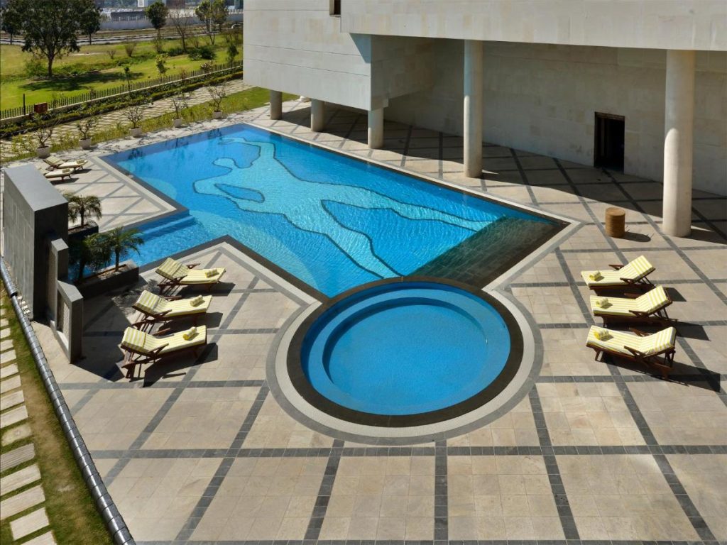 The Lalit Chandigarh Pool Area The Lalit Chandigarh Pool Area
