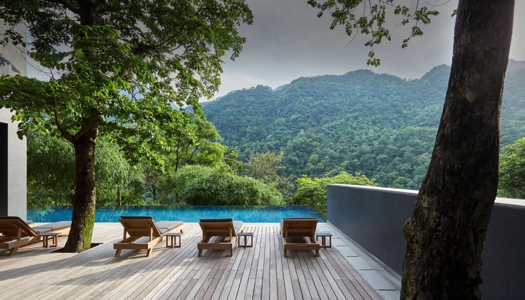 The Roseate Ganges Rishikesh Pool view