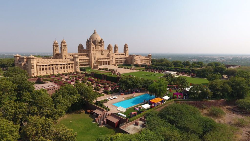 Umaid Bhawan Palace- whole view Umaid Bhawan Palace- whole view