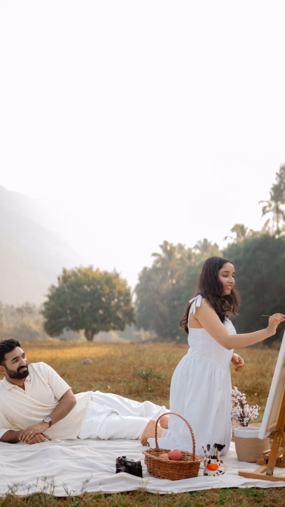 Pre Wedding Shoot Bohemian Outdoor Theme 2