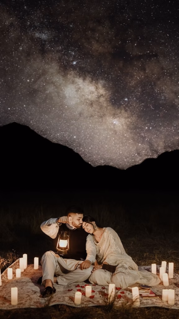 Pre Wedding Shoot Candlelit Room 3
