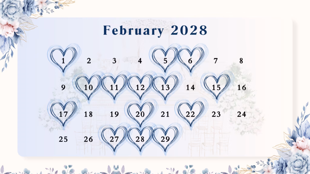 February Wedding Dates