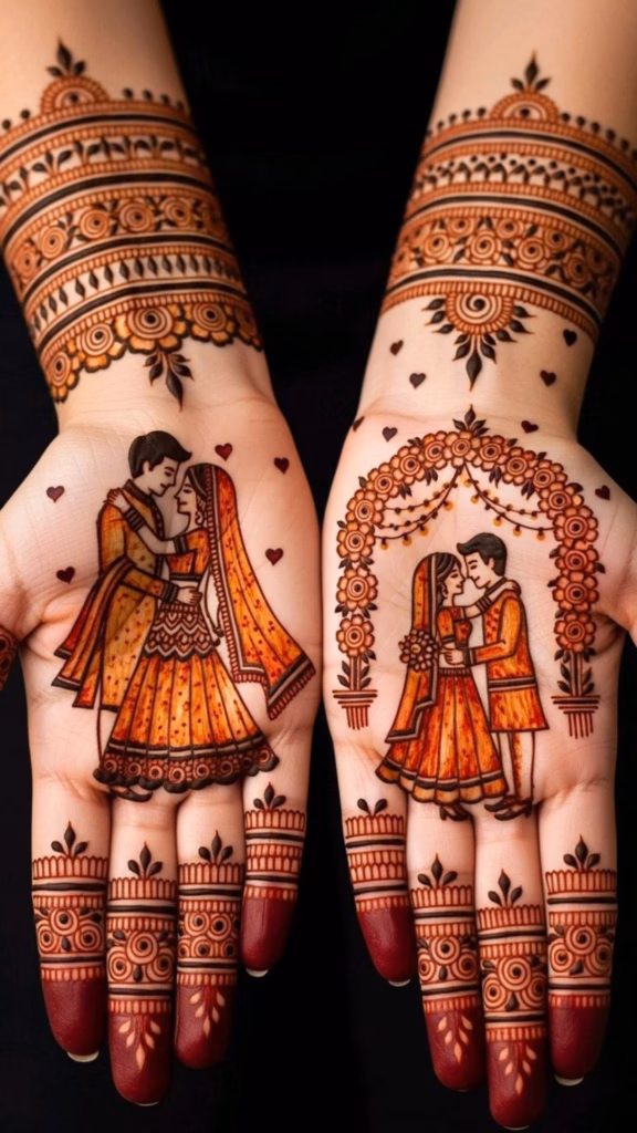matching-mehndi-for-couples