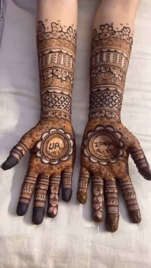 wedding-date-mehndi-design