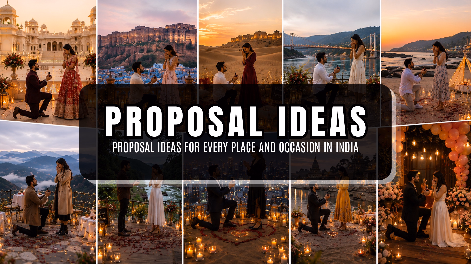 Proposal Ideas for Every Place and Occasion in India