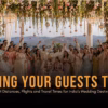 Destination wedding travel time